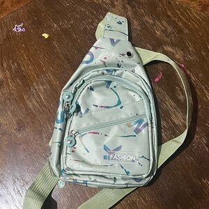 Stylish Mint Green Crossbody Bag